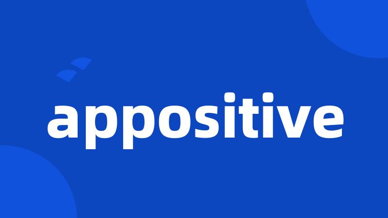 appositive