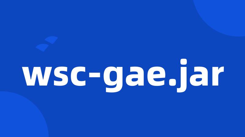 wsc-gae.jar