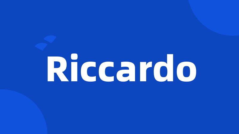 Riccardo