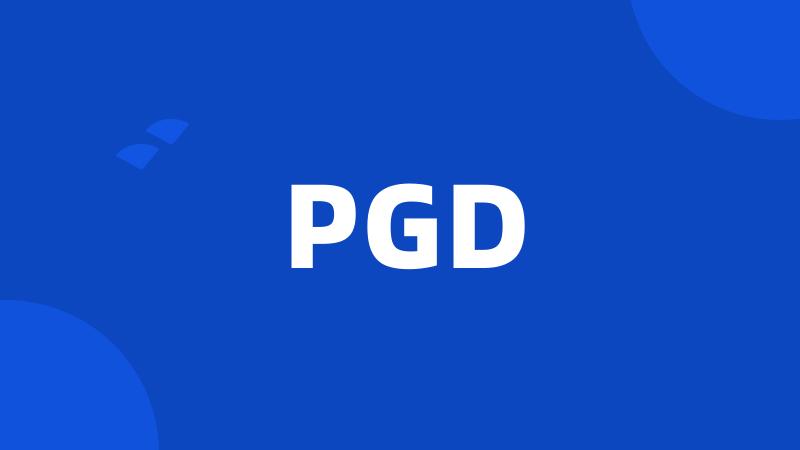 PGD