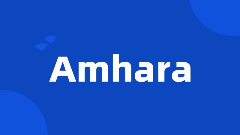 Amhara