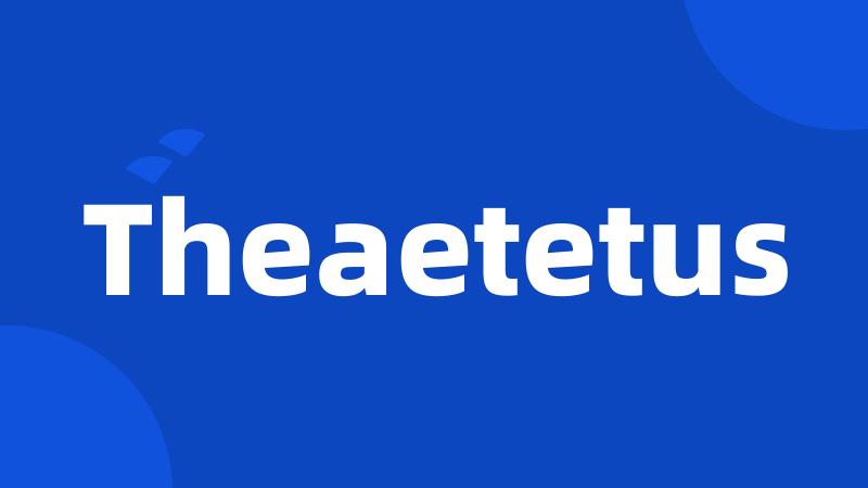 Theaetetus