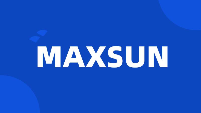 MAXSUN