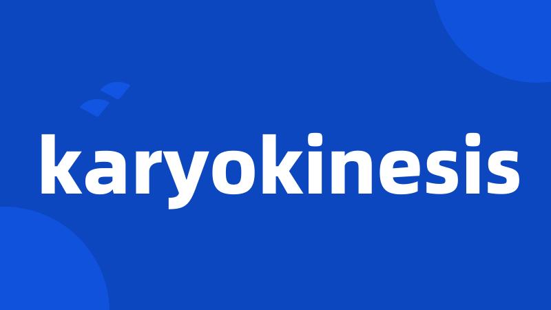 karyokinesis