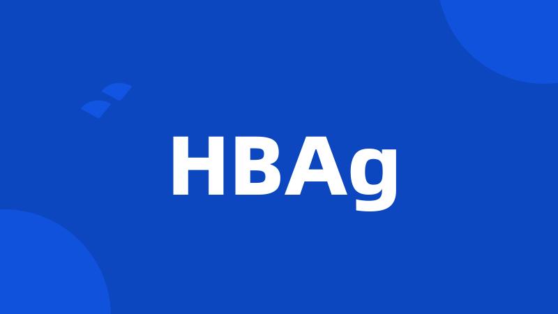 HBAg