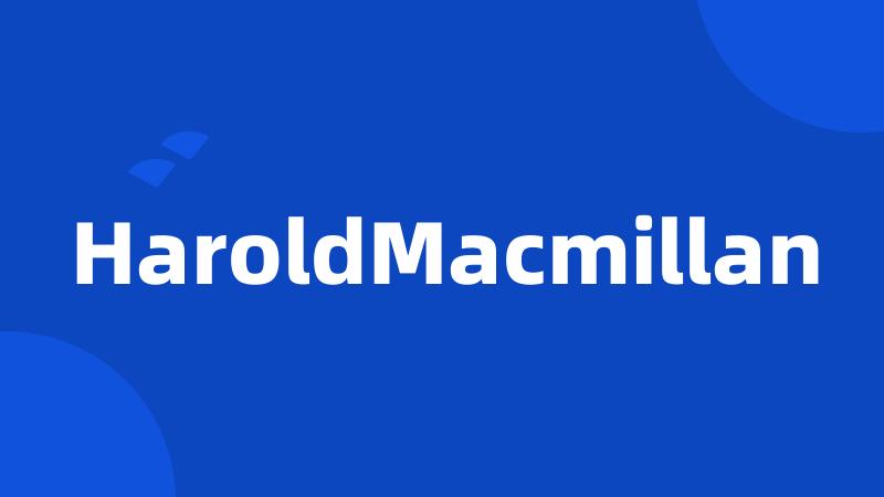 HaroldMacmillan