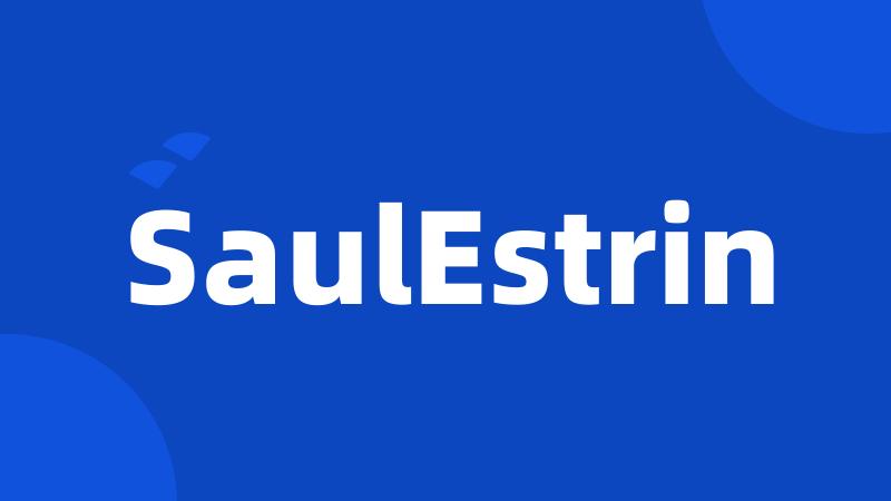 SaulEstrin