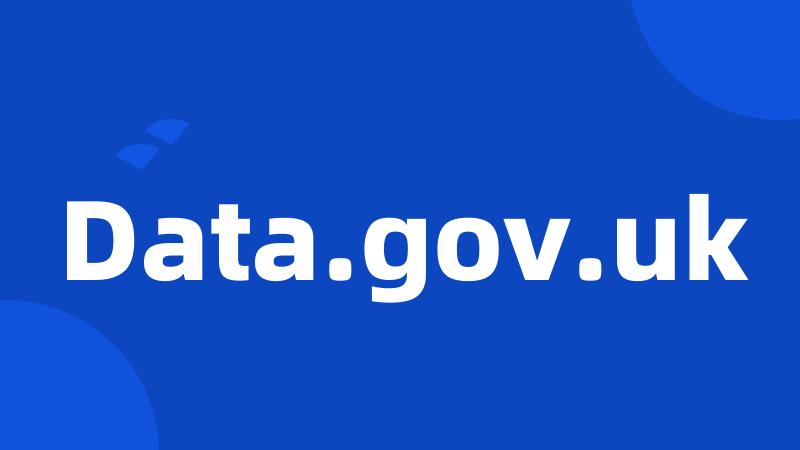 Data.gov.uk