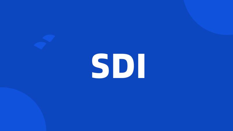 SDI