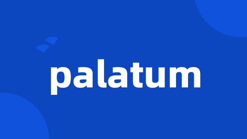 palatum