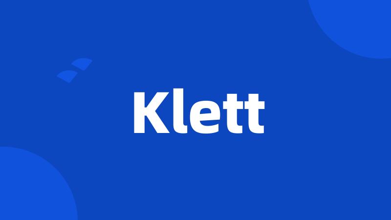 Klett