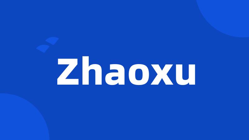 Zhaoxu