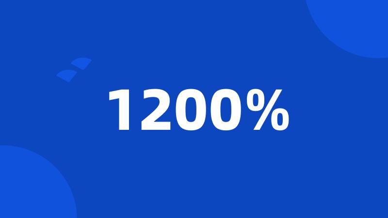 1200%