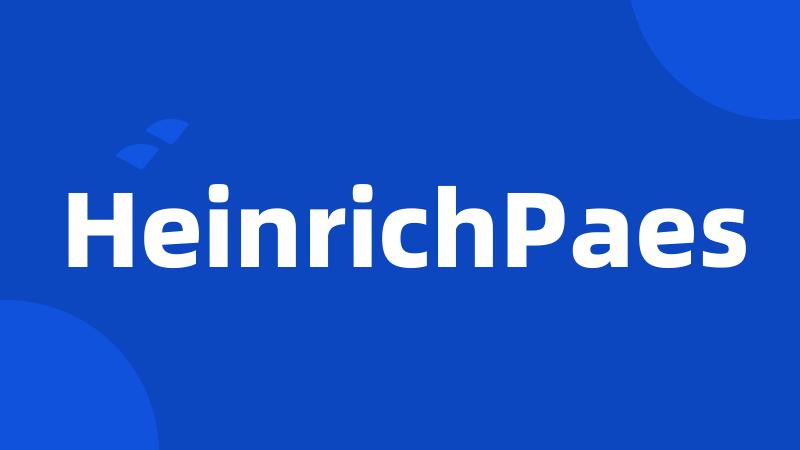 HeinrichPaes