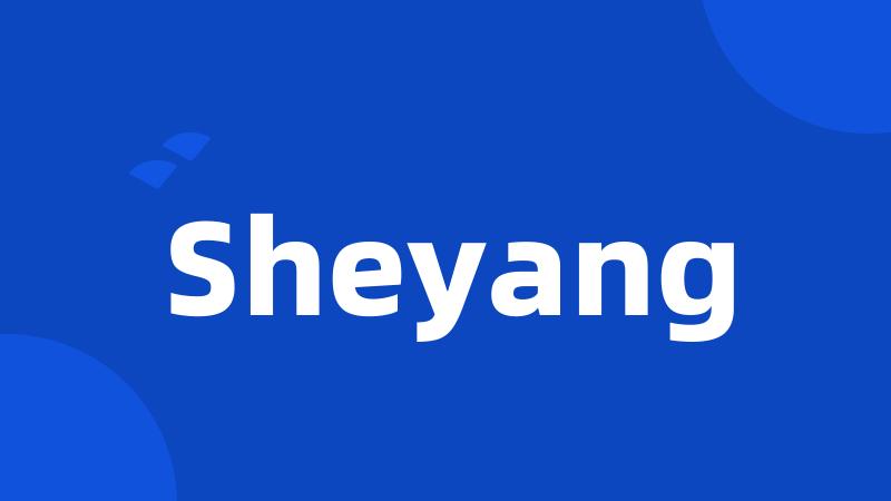 Sheyang