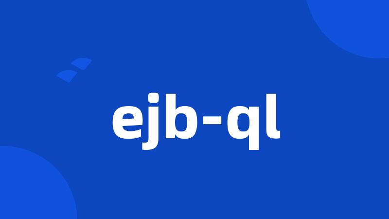 ejb-ql