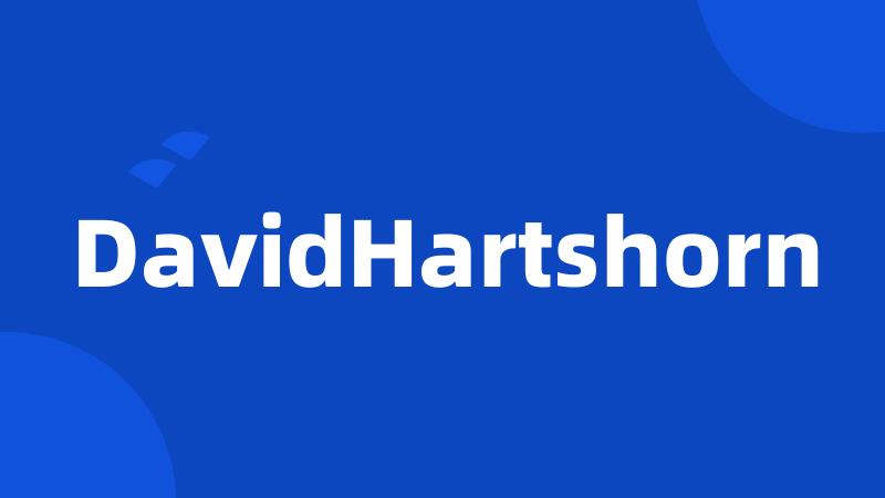 DavidHartshorn