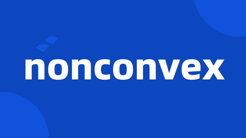 nonconvex