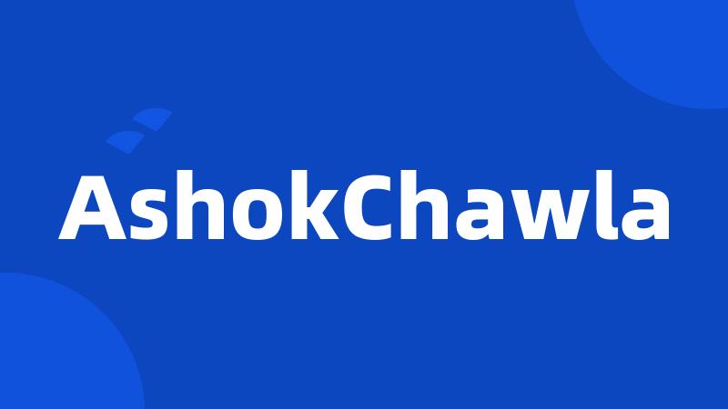 AshokChawla