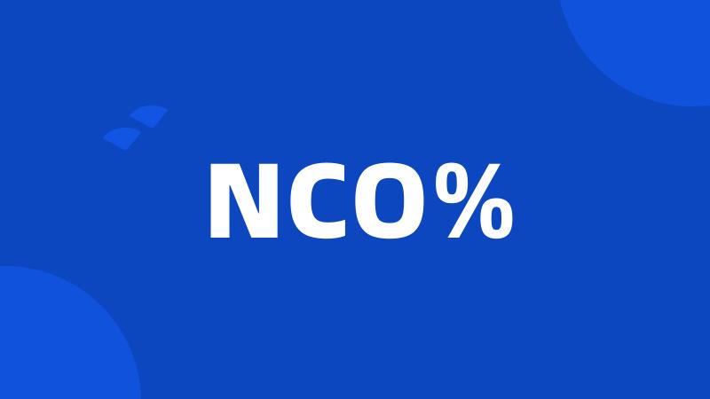 NCO%