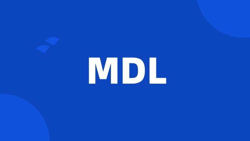 MDL