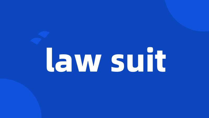 law suit