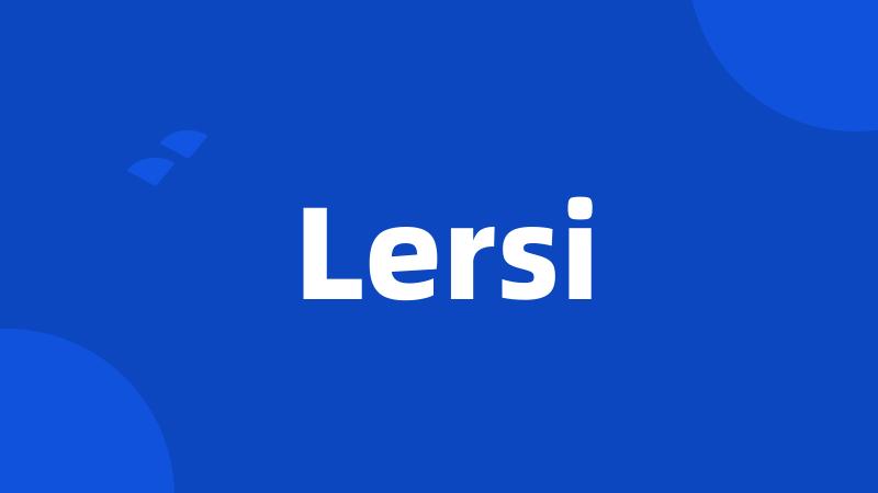 Lersi