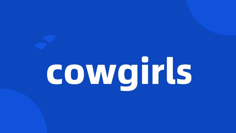 cowgirls