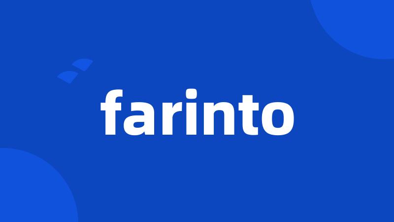 farinto