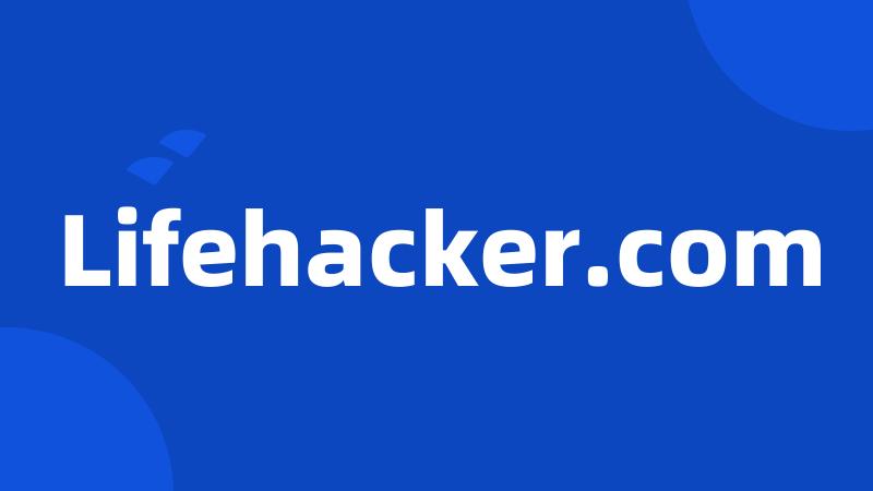 Lifehacker.com