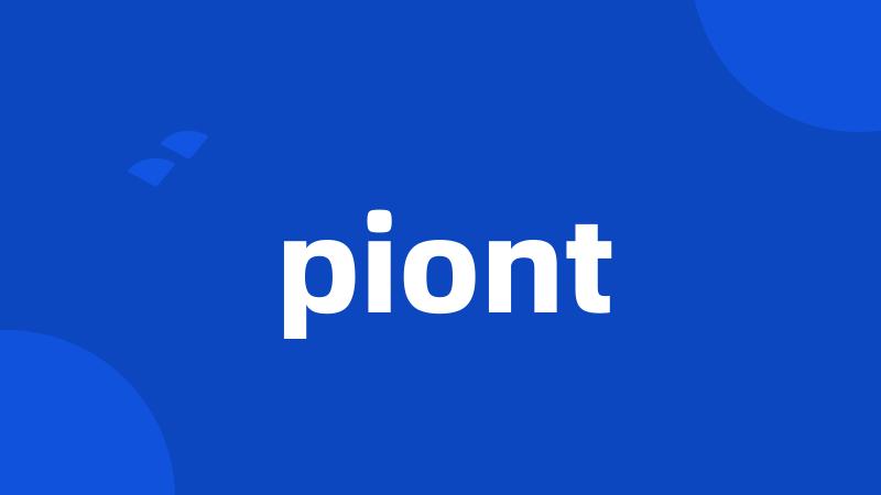 piont