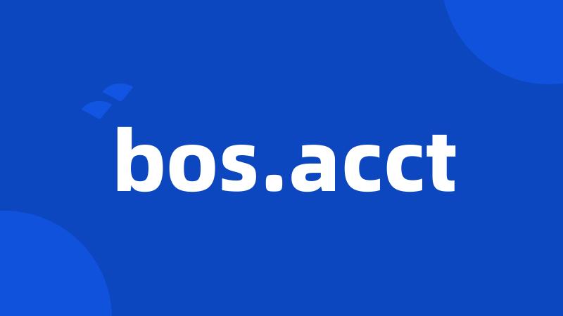 bos.acct