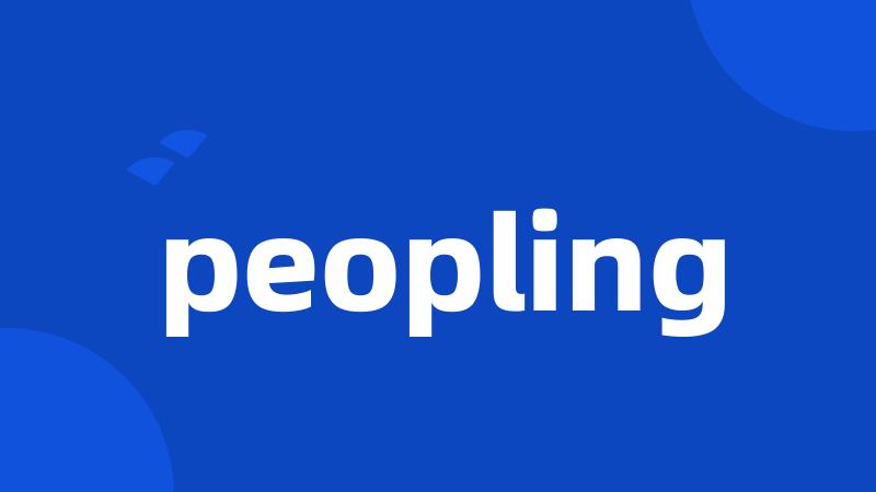 peopling