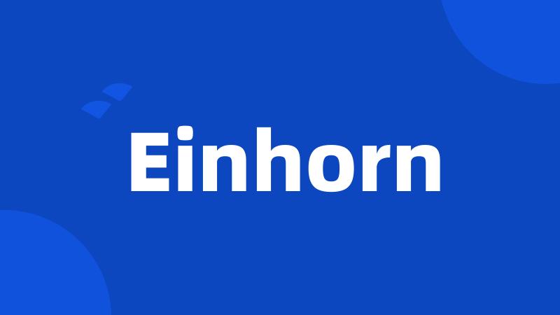 Einhorn