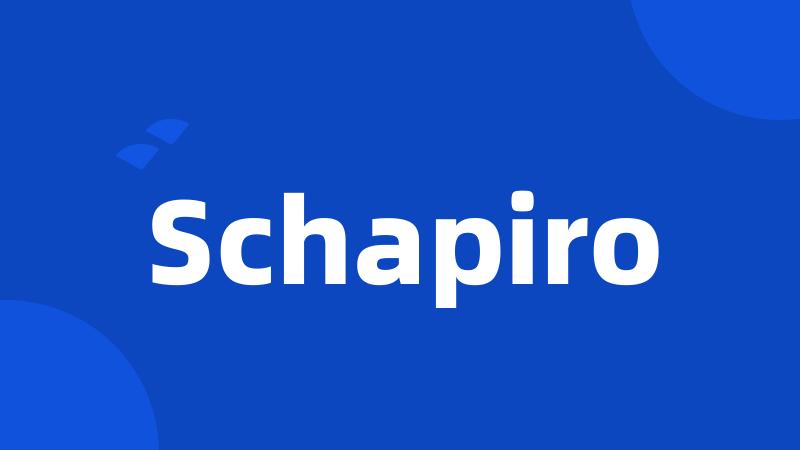 Schapiro