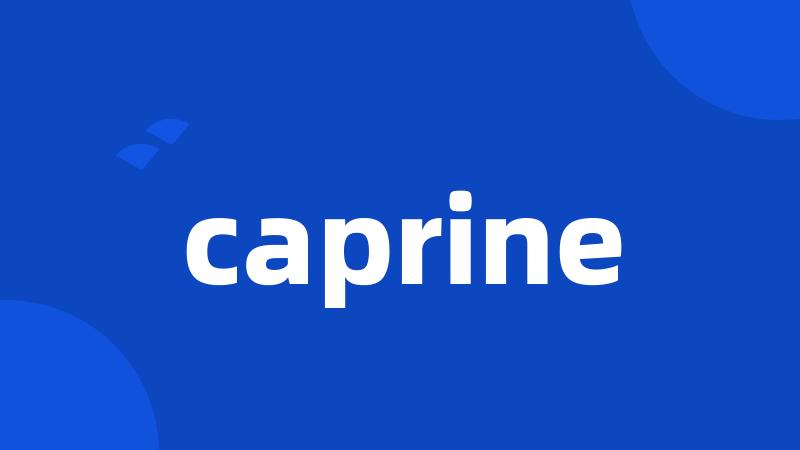 caprine