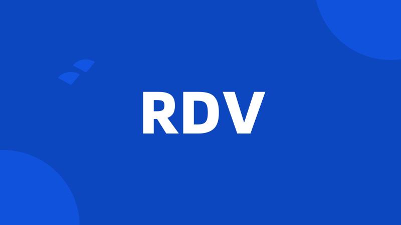 RDV