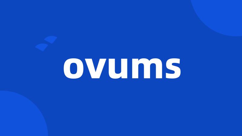 ovums