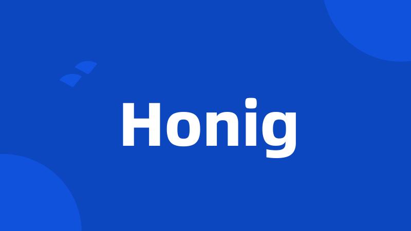 Honig