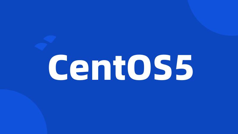 CentOS5