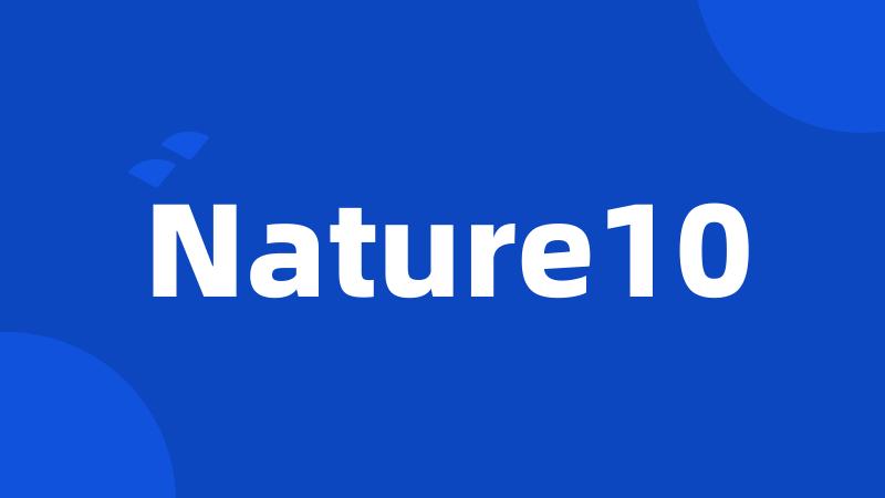 Nature10