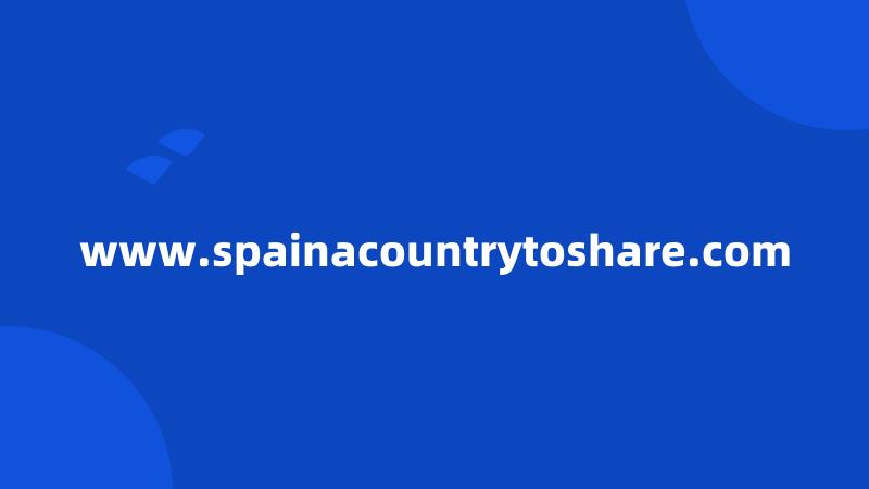 www.spainacountrytoshare.com