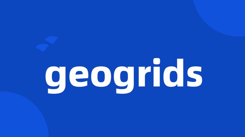 geogrids