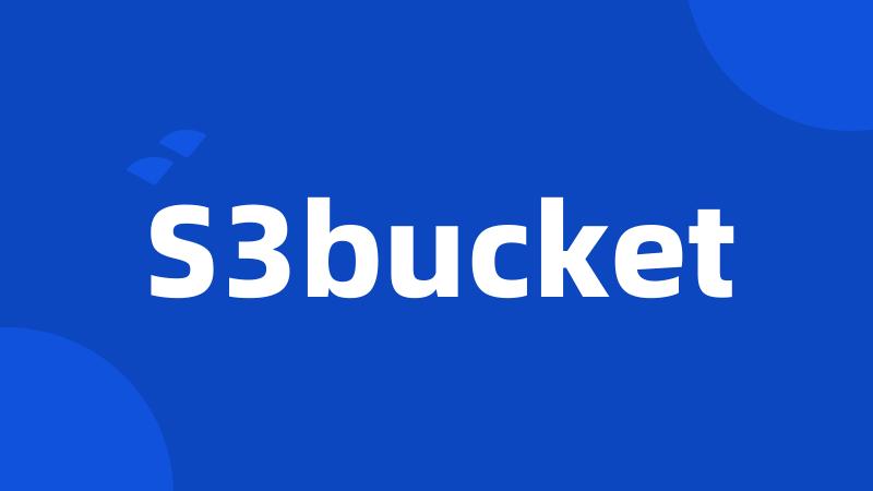 S3bucket