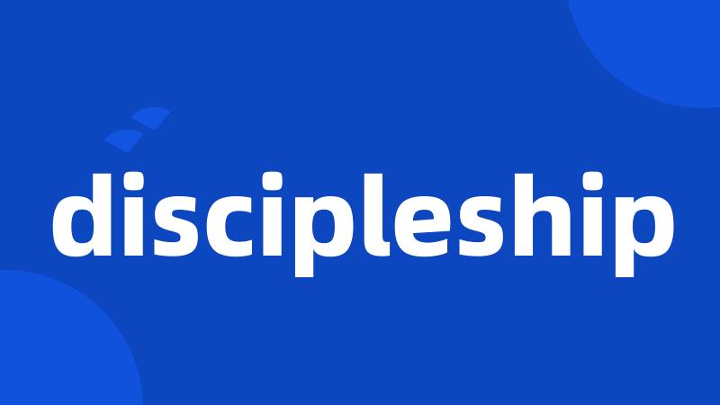 discipleship