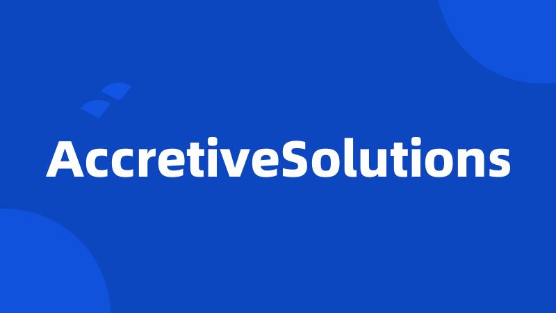 AccretiveSolutions