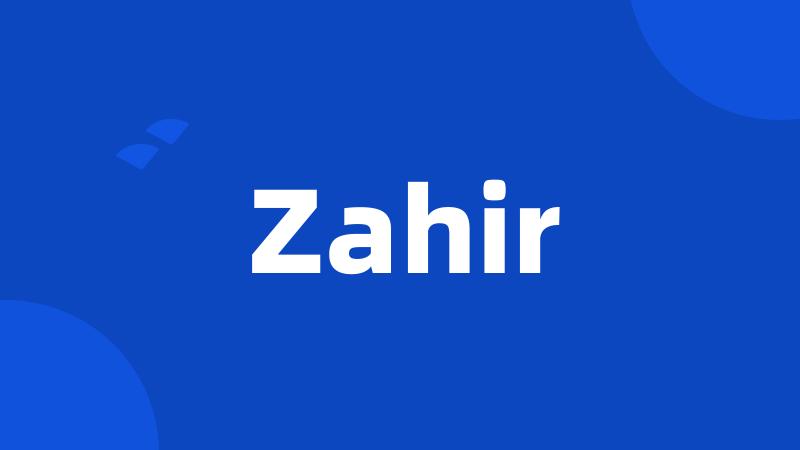 Zahir