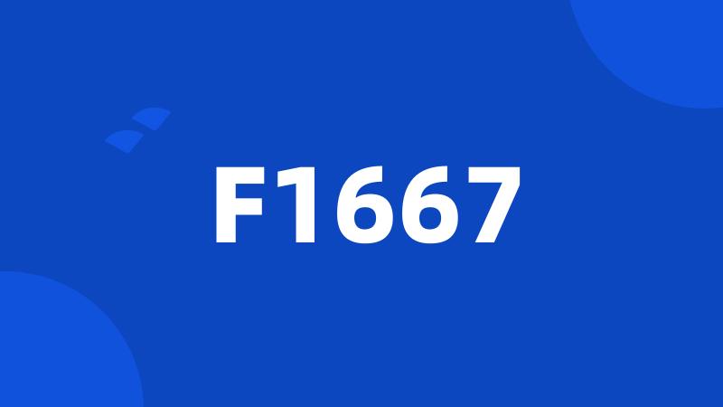 F1667