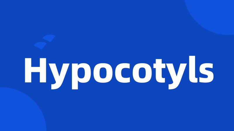 Hypocotyls