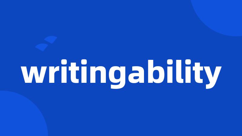 writingability